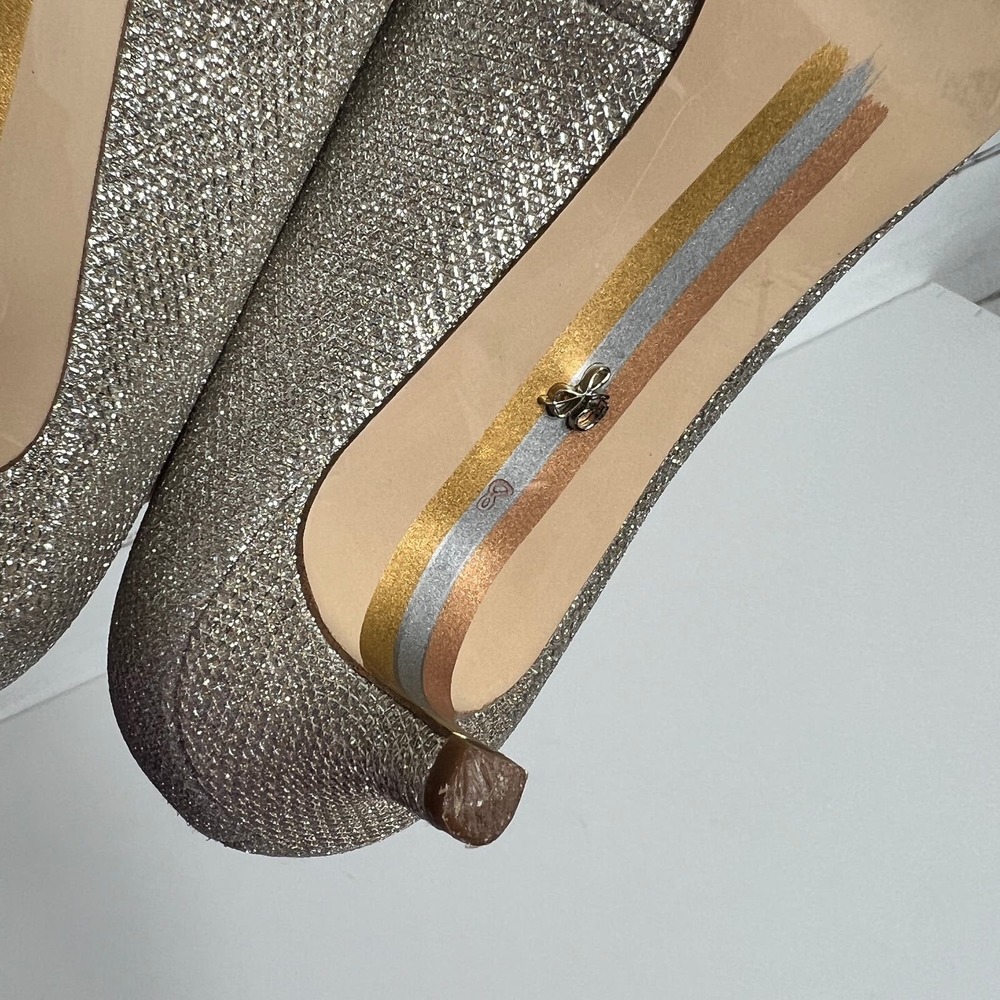 Sam Edelman Dori Sparkle Heels Pumps Shoe Size 8 - Picture 5 of 9